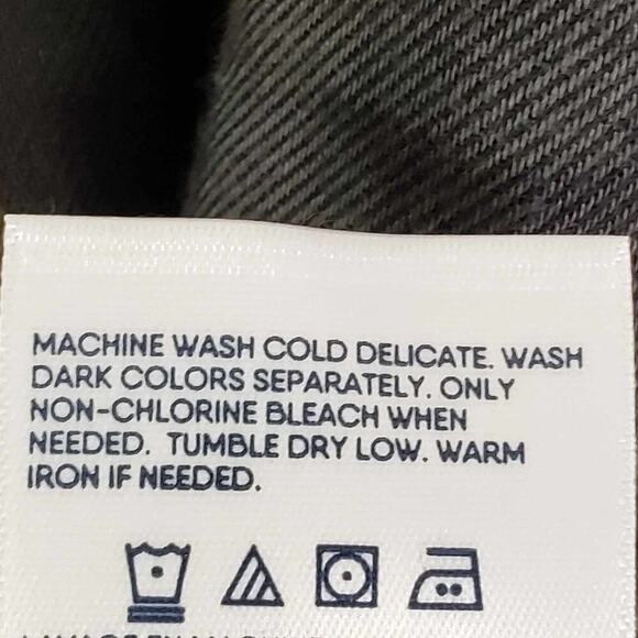 Lands End Shirt Womens Plus Size 1X Black Plaid Long Sleeve Button Up Flannel - Picture 9 of 12